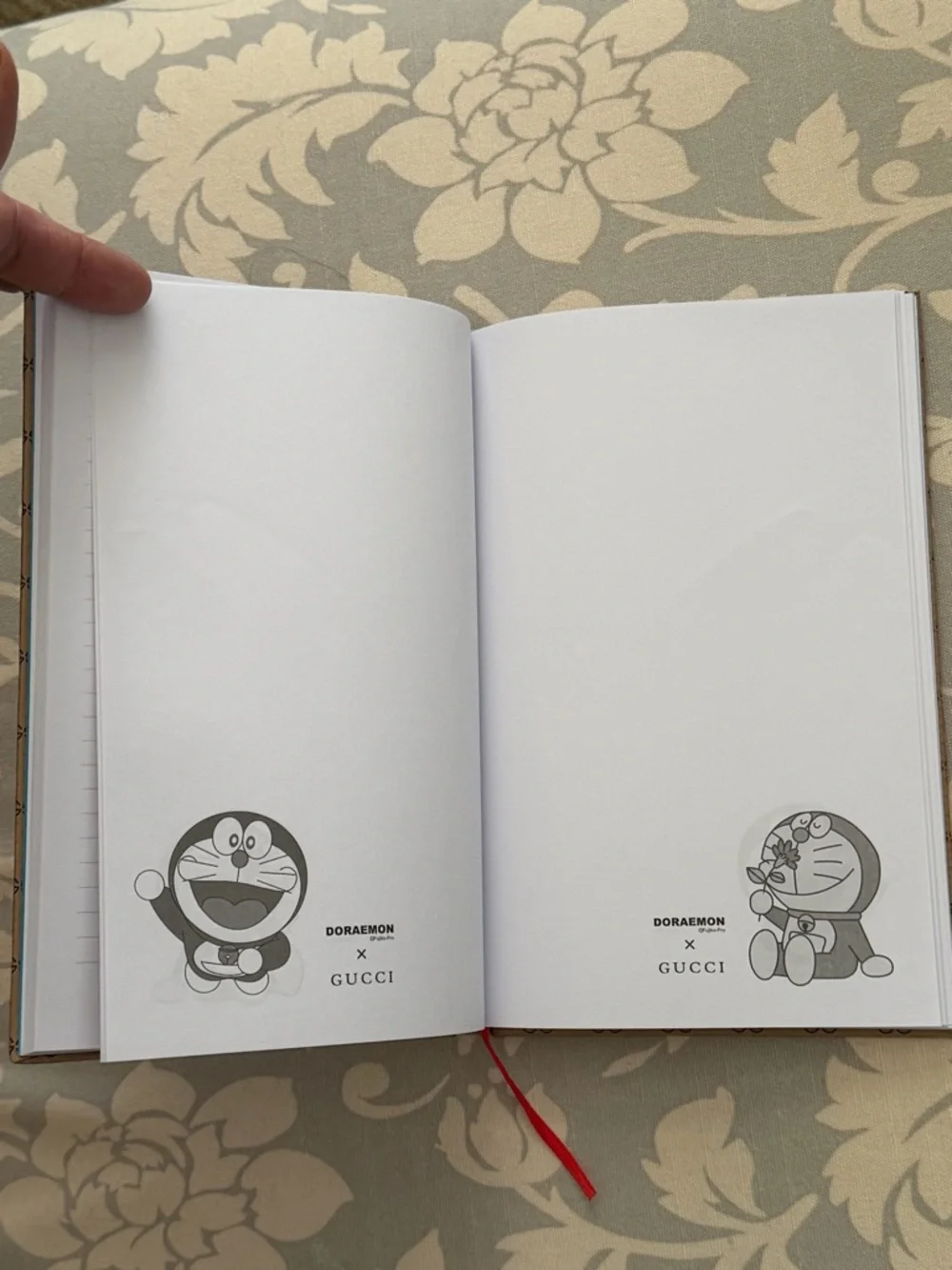 Gucci X Doraemon Monogram Notebook Journal Kawaii New